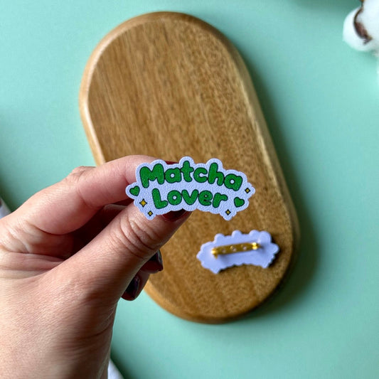 Broche « Matcha Lover »