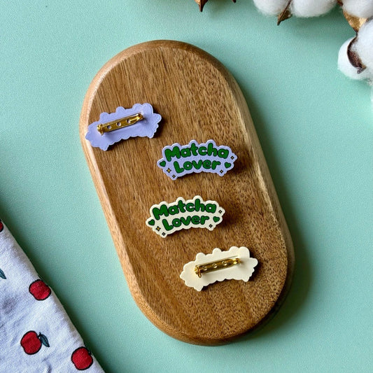 Broche « Matcha Lover »