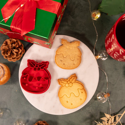 Pudding de Noël - emporte-pièce