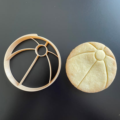 Beach ball cookie cutter