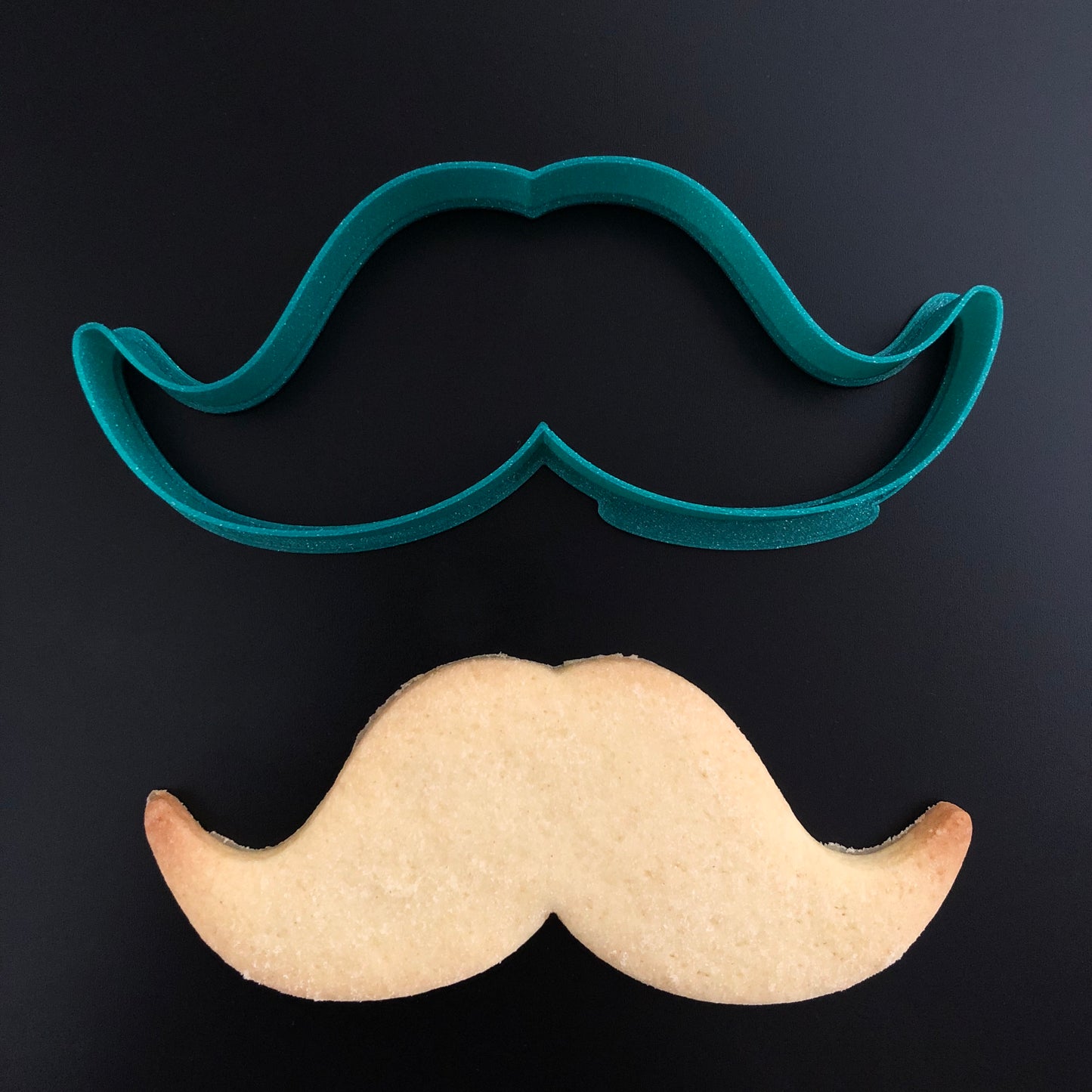 Mustache cookie cutter