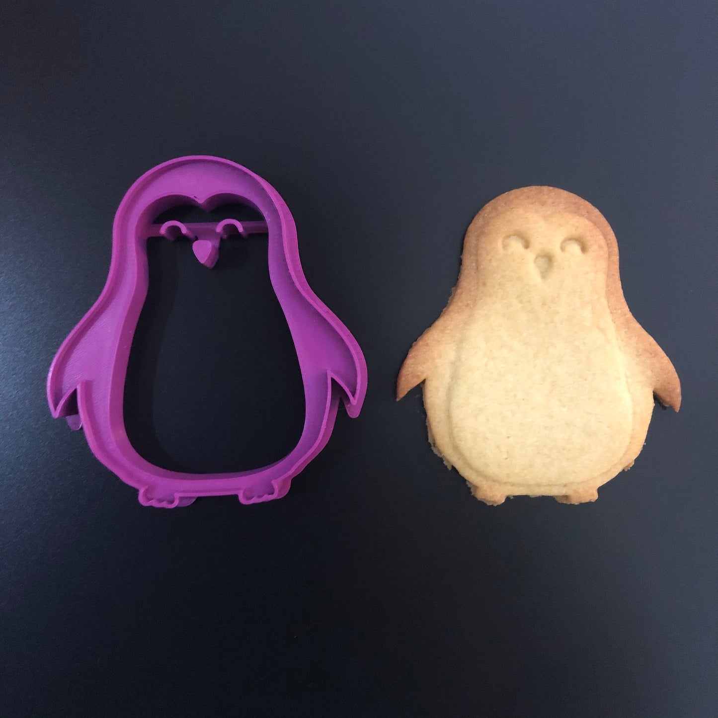 Penguin cookie cutter